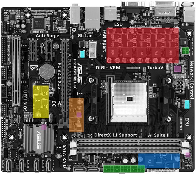 Duel levných microATX základních desek s čipsetem A55