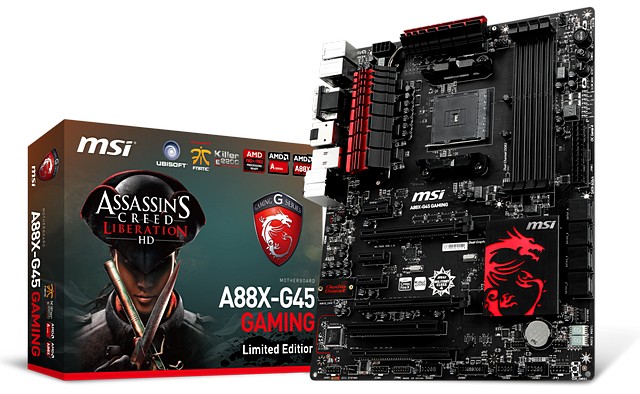 MSI A88X-G45 Gaming: luxusní design i výbava