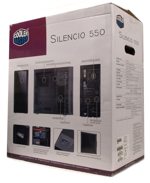 CoolerMaster Silencio 550 – nejlepší case za cenu okolo 1800 Kč