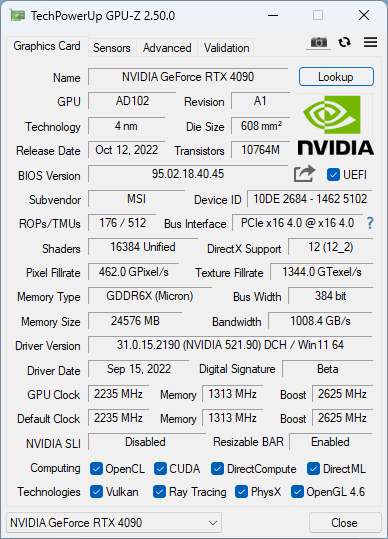 Test GeForce RTX 4090 Suprim X: To nejlepší na vzduchu od MSI