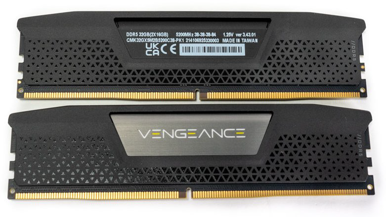 Corsair Vengeance DDR5-5200 (32 GB) : jaký výkon navíc čekat s novou generací pamětí