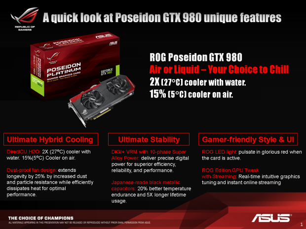 Asus ROG Poseidon GTX 980 Platinum v testu