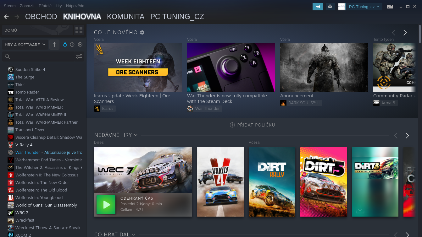 Když hry zdarma nestačí: Jak funguje Steam pod linuxem