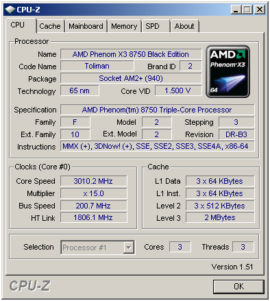 Test nováčků: Athlon II X2 250 a Phenom II X2 550 BE