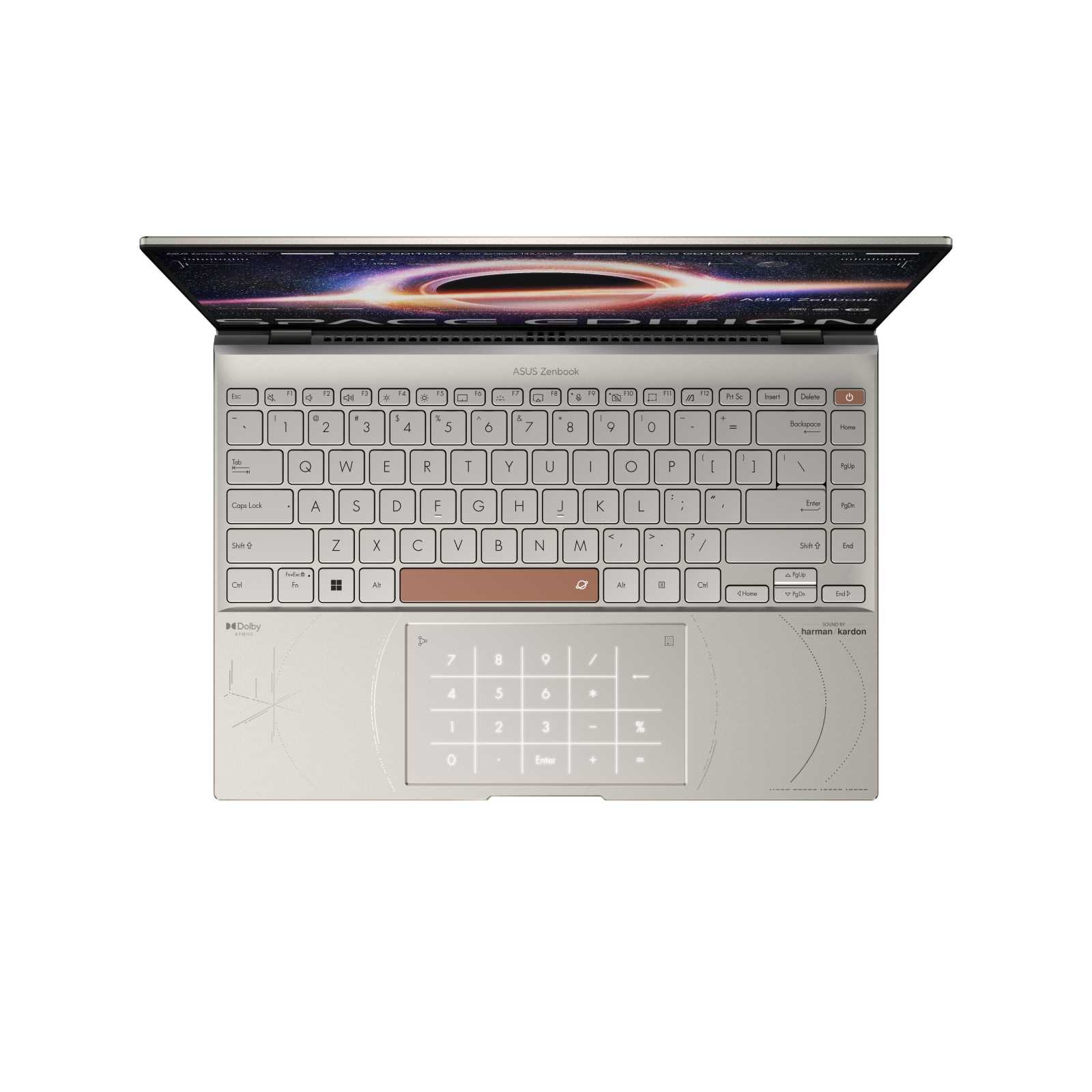 ZenBook 14X OLED_Space Edition_Product Photo_Space Design_NumberPad