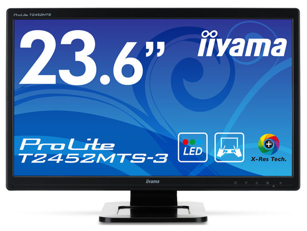 Iiyama představila 24" multi-dotykový monitor ProLite T2452MTS-3