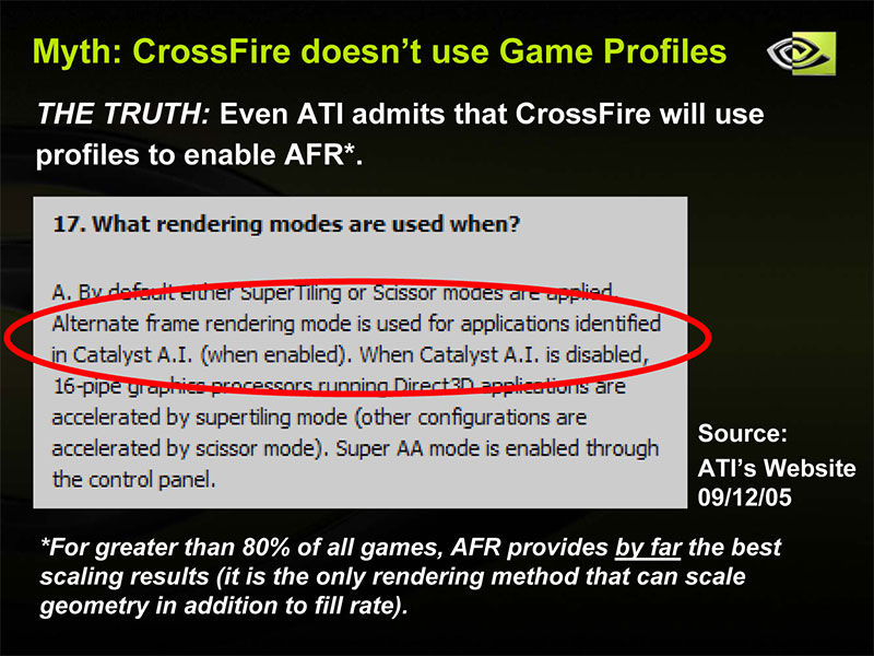 nVidia: Řekneme vám pravdu o ATi CrossFire