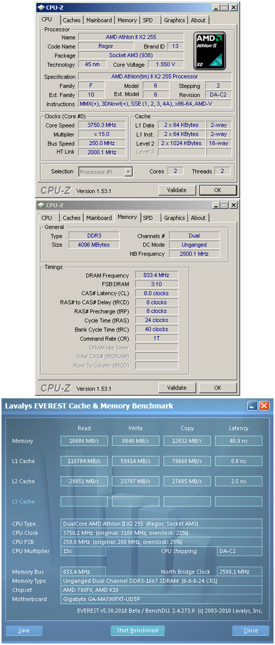 Levné novinky AMD - Athlon II X2 255 a Athlon II X3 440