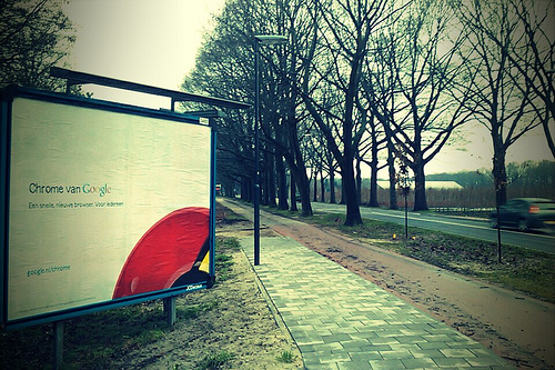 Dostanou se do Česka billboardy s prohlížečem Google Chrome?