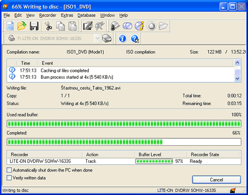 Vypalujeme - část třetí: komerční programy pokračování