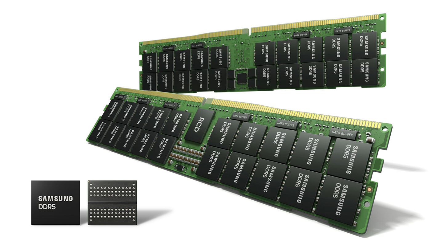 Samsung začíná ve velkém vyrábět 14 nm DDR5 DRAM