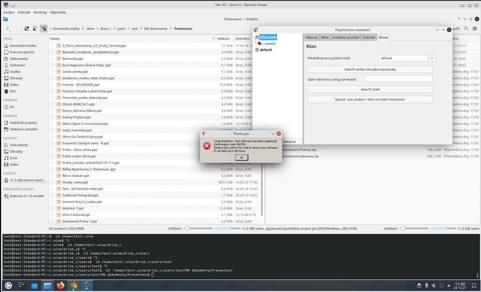 Jak šlape ransomware pro Windows pod Linuxem ve Wine?