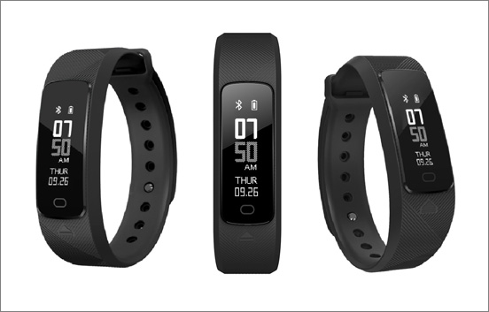 Chytrý náramek EVOLVEO FitBand B2 umí měřit krevní tlak