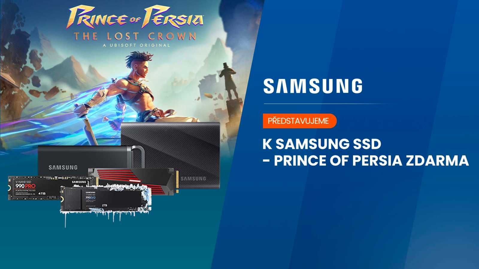 Získejte Prince of Persia: The Lost Crown zdarma k diskům Samsung