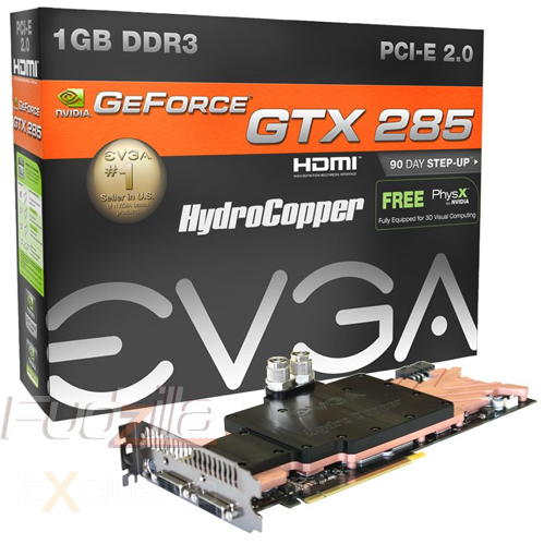 EVGA vydává první vodou chlazenou GTX 285