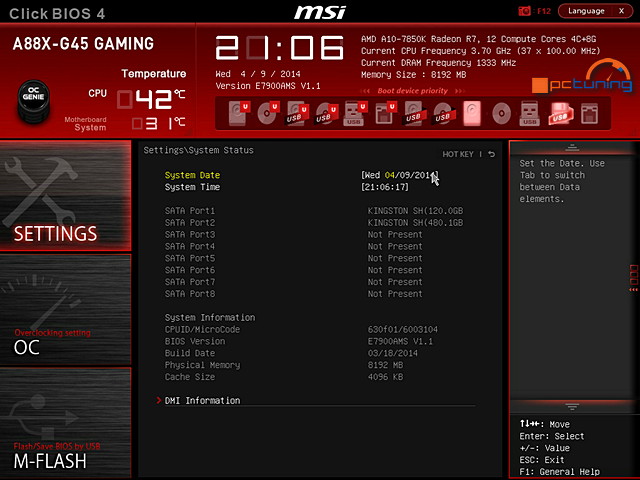 MSI A88X-G45 Gaming: luxusní design i výbava