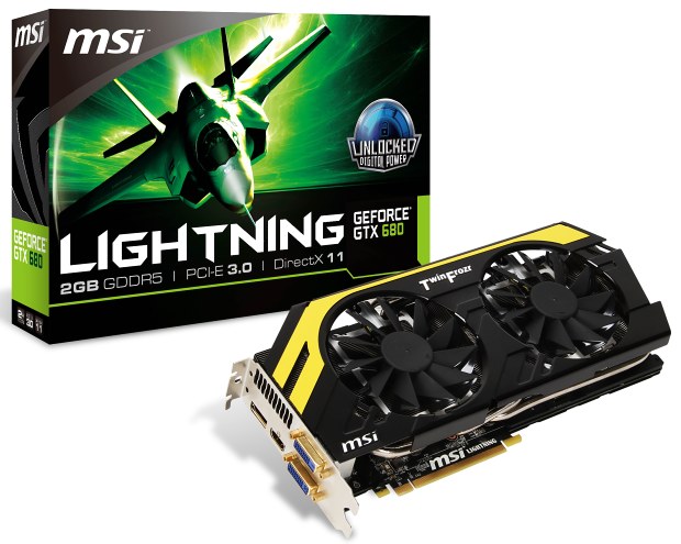  MSI GeForce GTX 680 Lightning – nejvyšší výkon, super výbava 