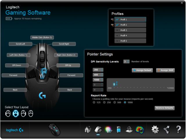 Logitech G900: Jaká je herní bezdrátová myš za čtyři tisíce