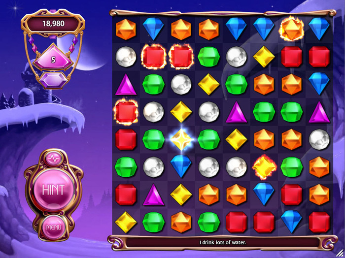 Zdarma na Originu: Puzzle klasika Bejeweled 3