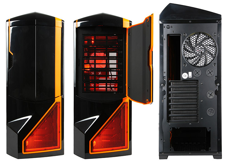 NZXT Phantom: Černo-oranžový přízrak v big-tower provedení