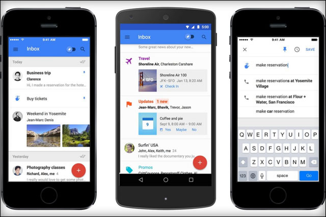 Google představil svoji novou e-mailovou aplikaci Inbox