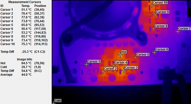 Test čtyř desek Intel Z87 včetně měření termokamerou II.