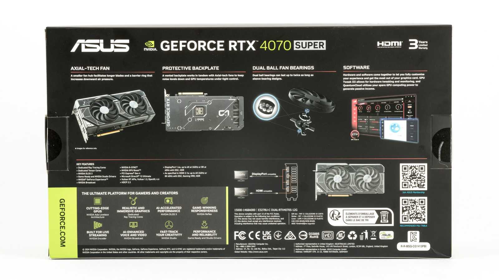 Test Asus Dual GeForce RTX 4070 Super 12GB: I levný model může být skvělý!