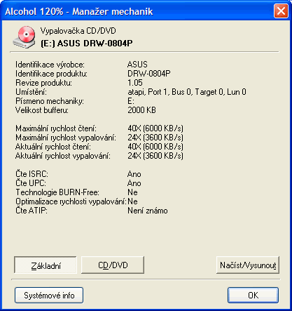 Další hráč na poli DVD vypalovaček - ASUS DRW-0804P.