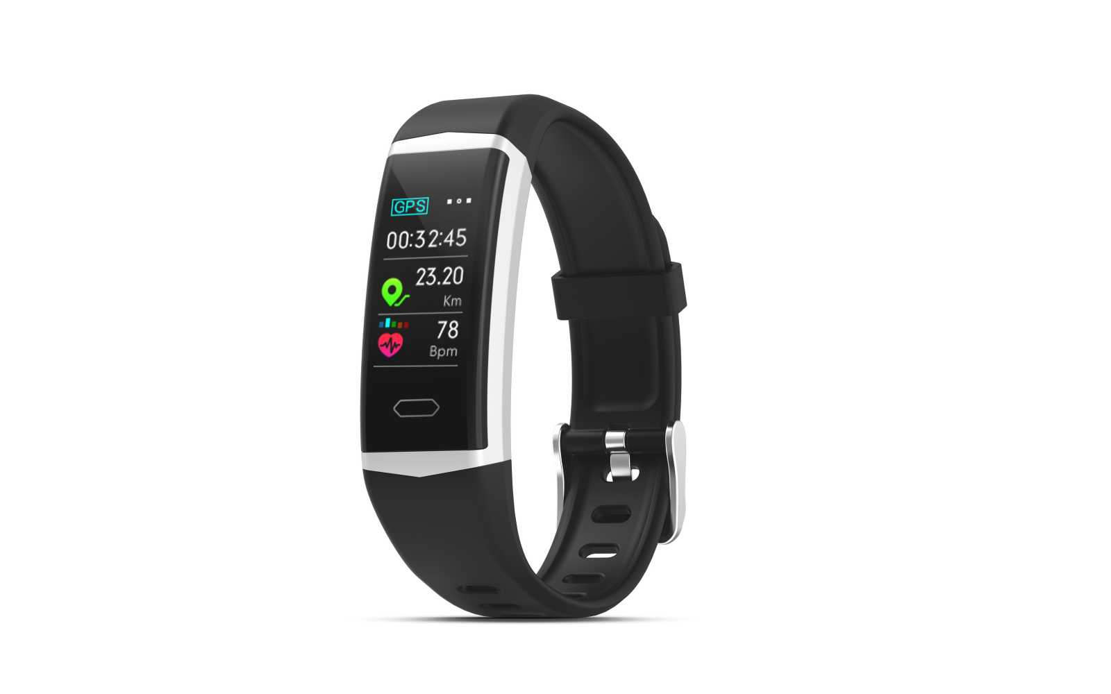 Evolveo FitBand B5 je fitness náramek s GPS a vodotěsností IP68