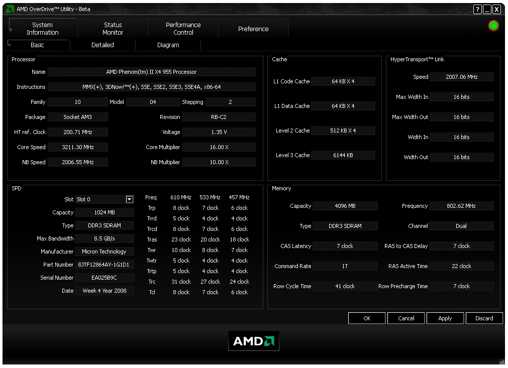 AMD Phenom II X4 955 BE - Král AMD procesorů