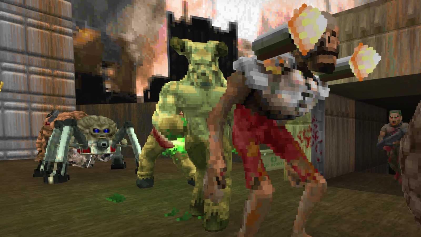 Voxely pro klasický Doom jsou nyní dostupné pro oba díly a to včetně prostředí a monster