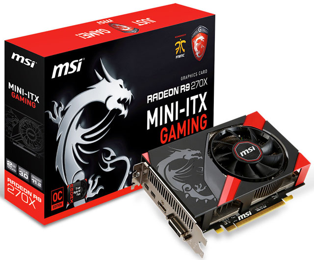 MSI zahajuje prodej grafické karty Radeon R9 270X GAMING 2G ITX