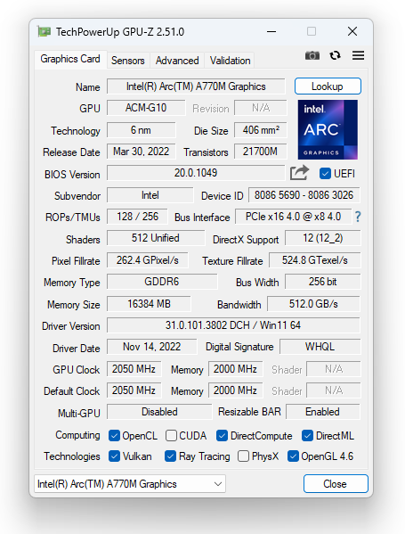 Intel NUC 12 Enthusiast: výkonné Mini PC s herní grafikou Arc A770M