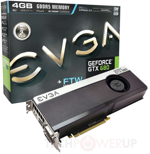 eVGA představila GeForce GTX 680 FTW