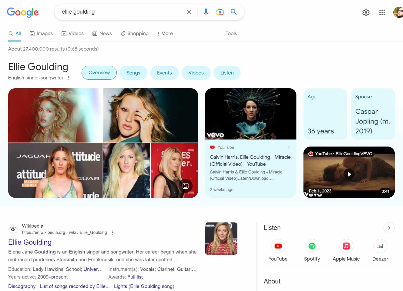 Google nasadil novou formu zobrazování informací o osobnostech před výsledky vyhledávání.