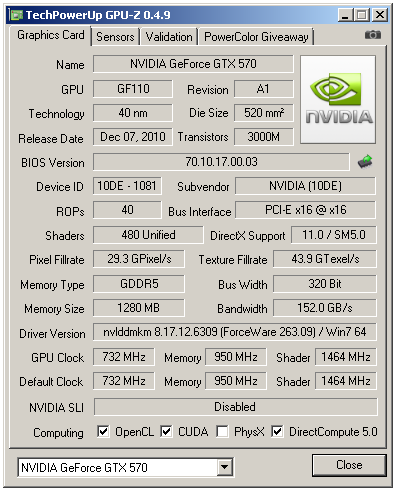 Nvidia GeForce GTX 570 - Vysoký výkon za solidní cenu