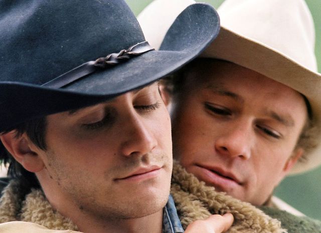 Jake Gyllenhaal a Heath Ledger ve filmu Zkrocená Hora (Brokeback Mountain)