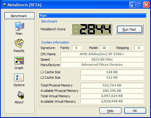 Přetaktovaný Athlon XP 2500@3200+ už je na tom s body lépe. 