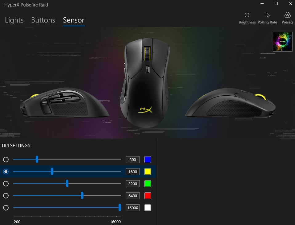 HyperX Pulsefire Raid – skvělá ergonomie a spousta tlačítek 