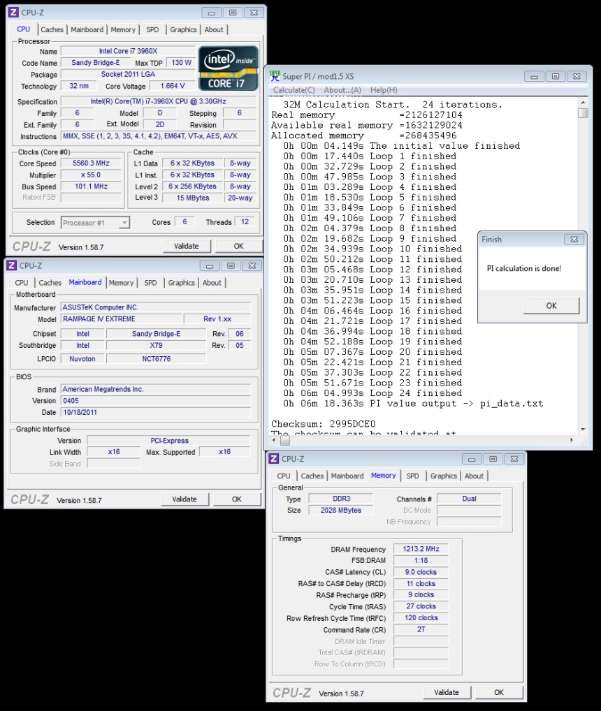 Report z OC akce – hardcore taktování na X79 s Asusem