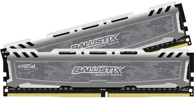 Paměťové moduly CRUCIAL Ballistix Sport LT DDR4 2400