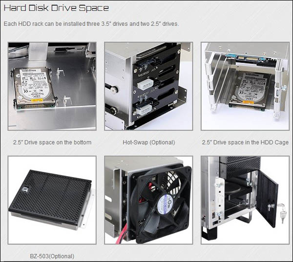 Lian Li PC-A79 – obří skříň s odnímatelným držákem základní desky