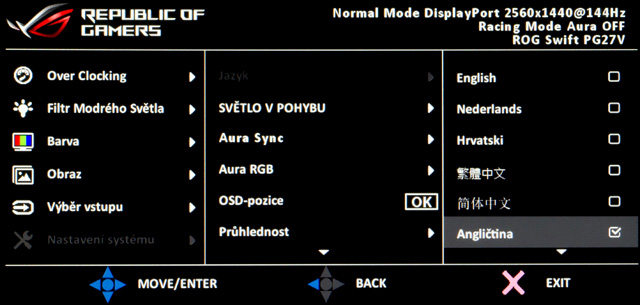 ASUS ROG PG27VQ: zakřivené TN s G-SYNC a RGB LED