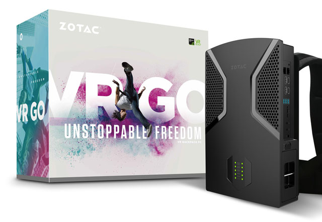 "Herní batoh" Zotac VR Go s Core i7 a GTX 1070 nás přijde na 1 999 dolarů