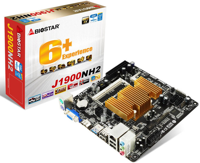 BIOSTAR oznámil vydání mini-ITX základní desky J1900NH2