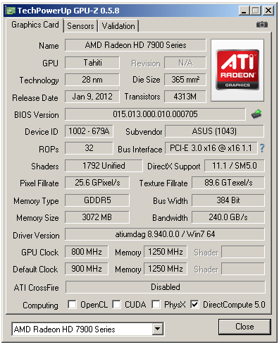 Asus Radeon HD 7950 3GB DC2 TOP – ultratichý výkon