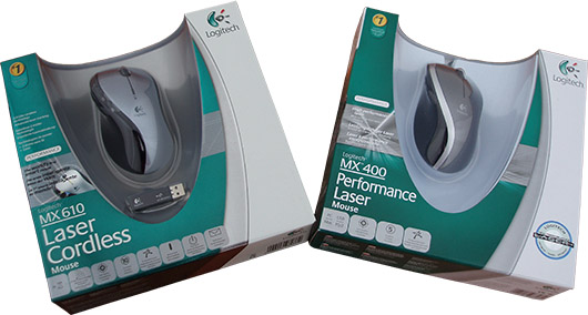 Logitech MX 400 a MX 610 - Legenda pokračuje v laseru