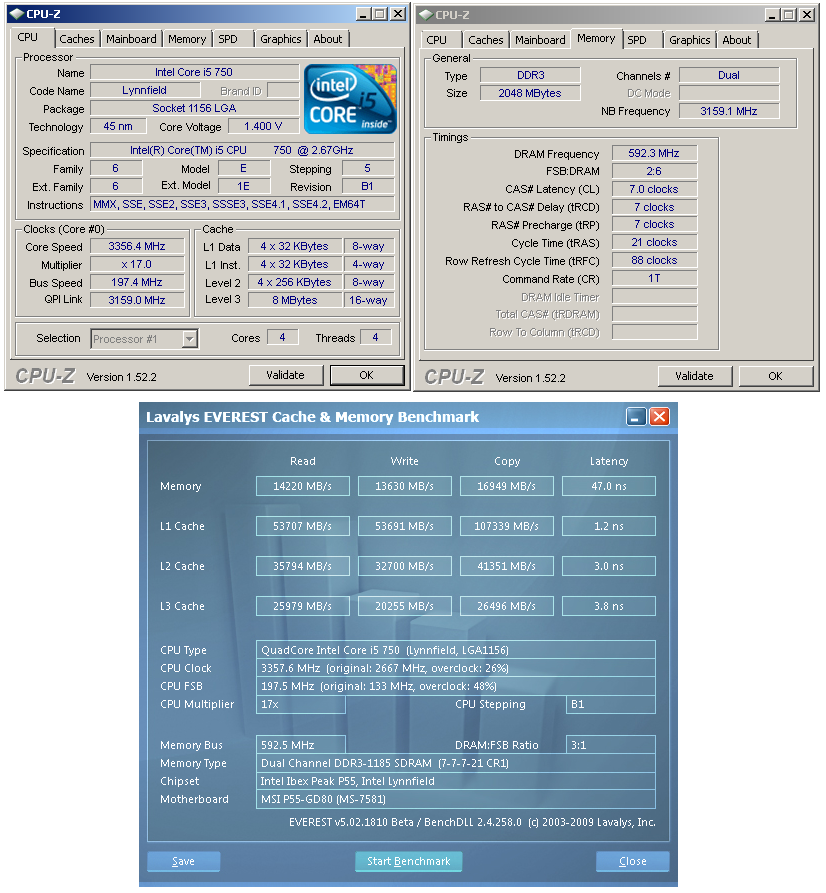 MSI P55-GD80 - Desky pro platformu Core i5 3/3