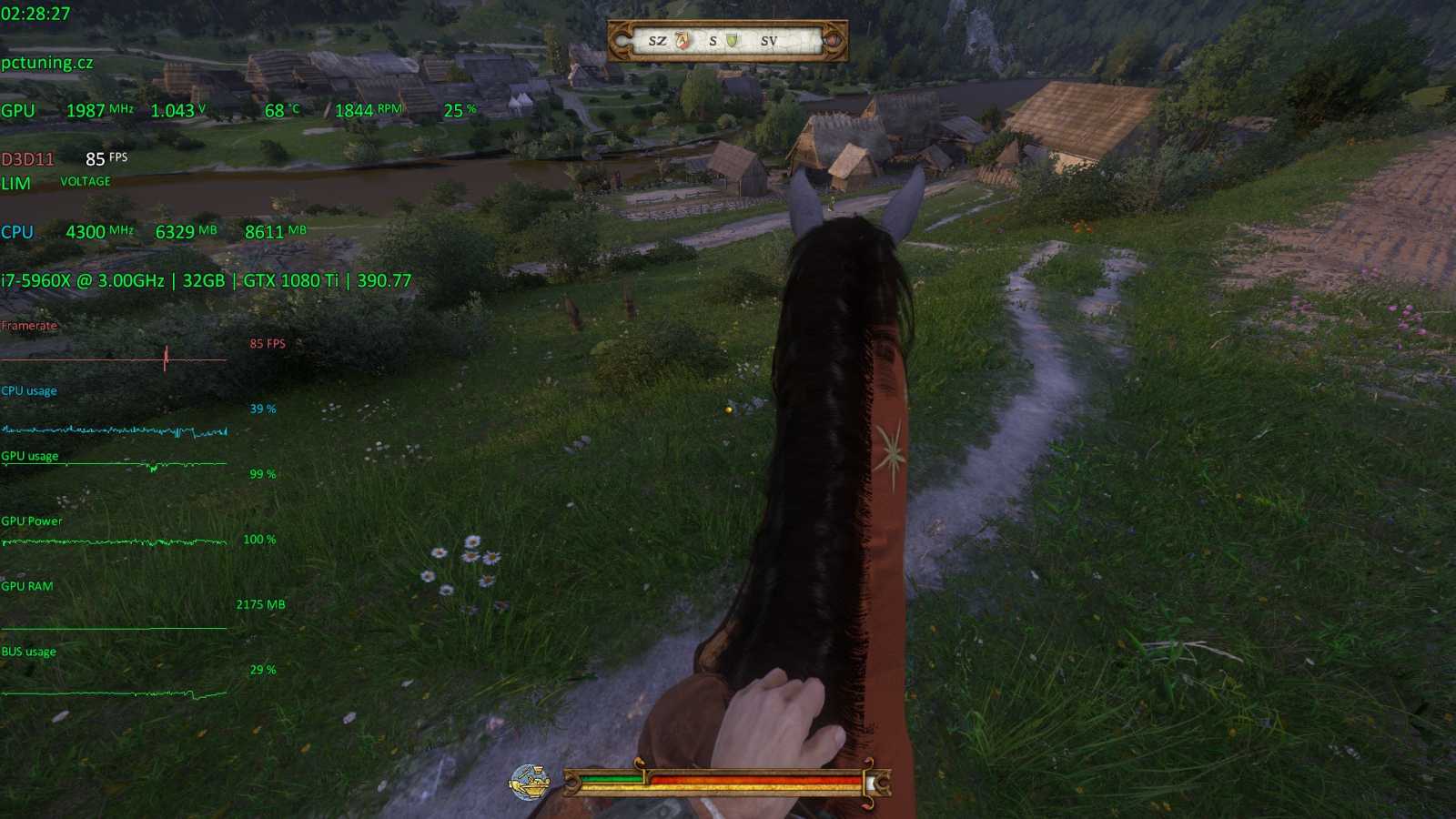 Kingdom Come: Deliverance: vliv nastavení na výkon