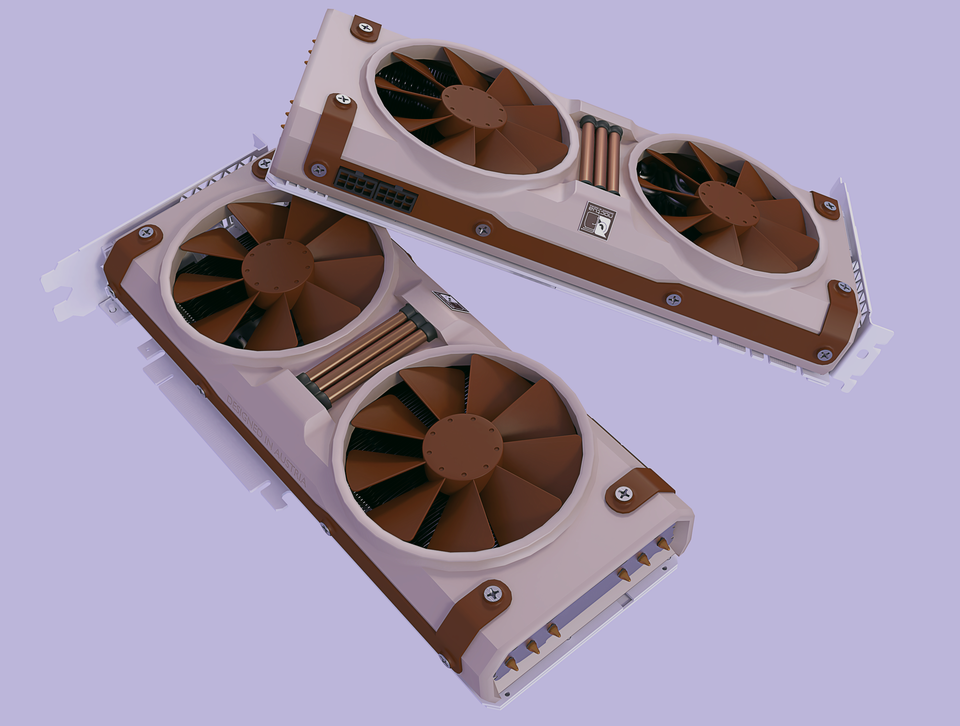 Bude takto vypadat připravovaná GeForce od Noctua?